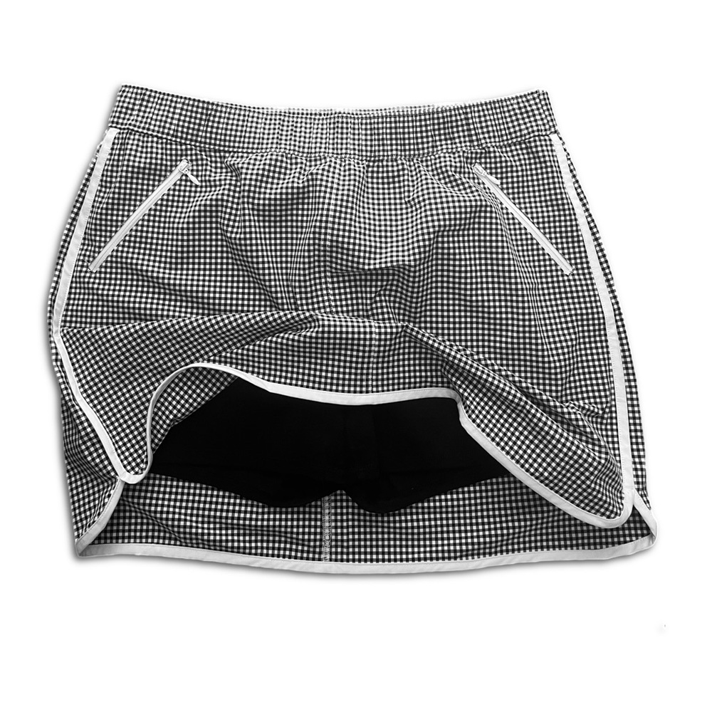 T for Talbots Black & White Tennis Skirt